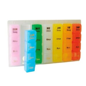 PASTILLERO SEMANAL 4 DOSIS DIARIAS DESES P.