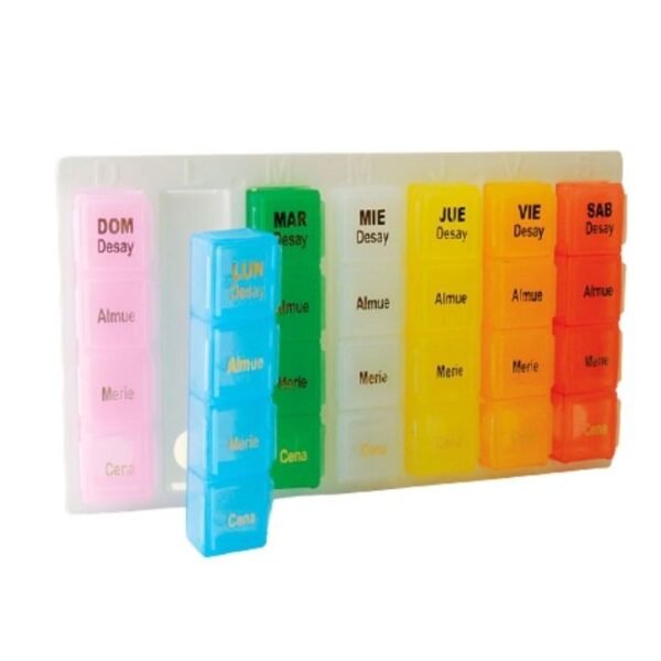 PASTILLERO SEMANAL 4 DOSIS DIARIAS DESES P.