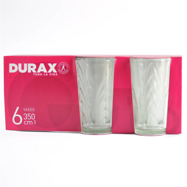 EST.VASOS CORA X6 DURAX