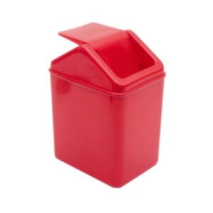 RECIPIENTE RESIDUO RECTANGULAR C/TAPA VAIVEN DESES PLAST