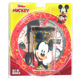 SET PLATO+VASO SPORT C/CUCH.MICKEY