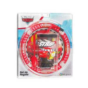 SET PLATO+VASO SPORT C/CUCH.CARS