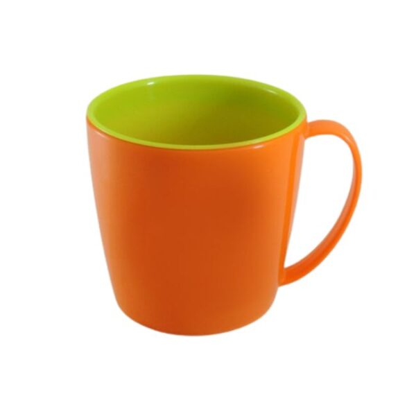 TAZA BICOLOR X400CC.DESES PLAST