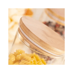 FRASCO VIDRIO T/MADERA X820ML.COOL BAZAR
