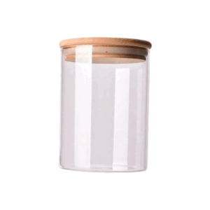 FRASCO VIDRIO T/MADERA X820ML.COOL BAZAR