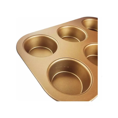 MOLDE MUFFINS X6 LINEA COBRE - JOVIFEL - Imagen 3