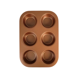MOLDE MUFFINS X6 LINEA COBRE – JOVIFEL