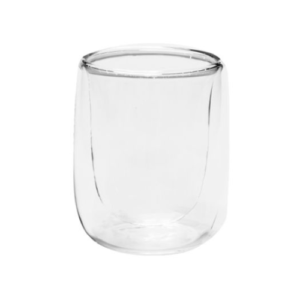 SET X2 TAZA MACCHIATO D.VIDRIO 120CC.LARHAUS