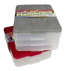 FIAMBRERA C/3 BANDEJAS CRISTAL CROM