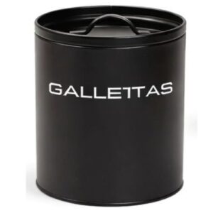 LATA GALLETITAS 17X13.5 NEGRO CAROL