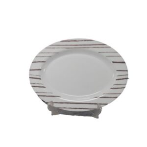 FUENTE OVAL PLANA M.RAYADA