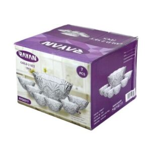 SET ENSALADERA+6 COMPOTERAS VIDRIO ENCANTA