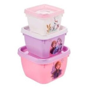 RECIP.3 PIEZAS CUADRADO FROZEN PLASUTIL