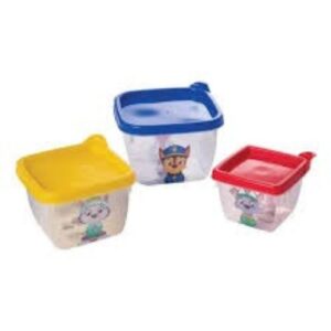 RECIP.3 PIEZAS CUADRADO PAW PATROL PLASUTIL