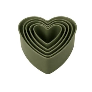 SET X5 CORTANTES GALLETAS CORAZON JOVIFEL