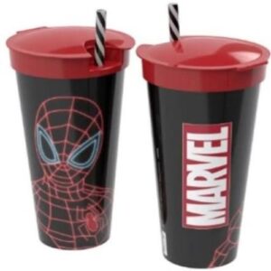 VASO 2EN1 540ML.SPIDERMAN 089515 PLASUTIL